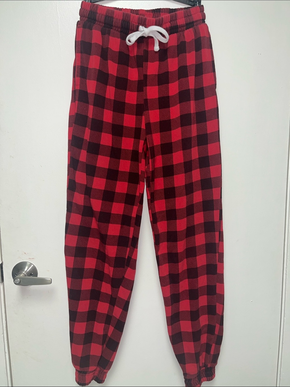Grayson Threads Red and Black Buffalo Plaid Jogger Pants